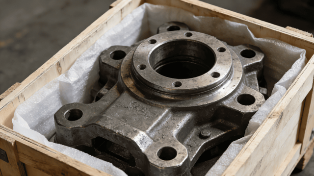 Conditionnement de pi&egrave;ces moul&eacute;es